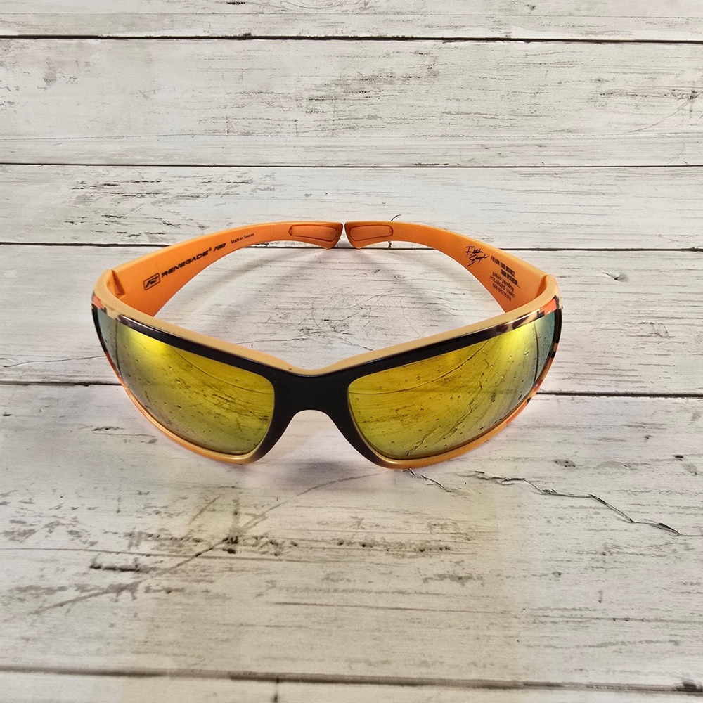 Fletcher‎ Shryock Renegade Pro Sunglasses Orange Digital Camo Polarized UV400